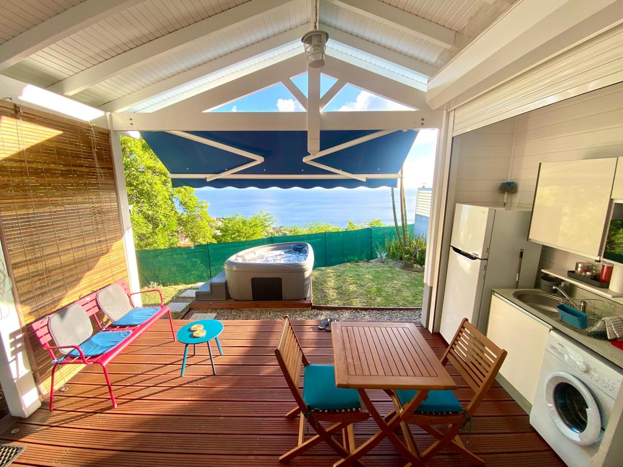 Bungalow Palbea Superieur Avec Spa Et Vue Mer Schoelcher Exteriér fotografie